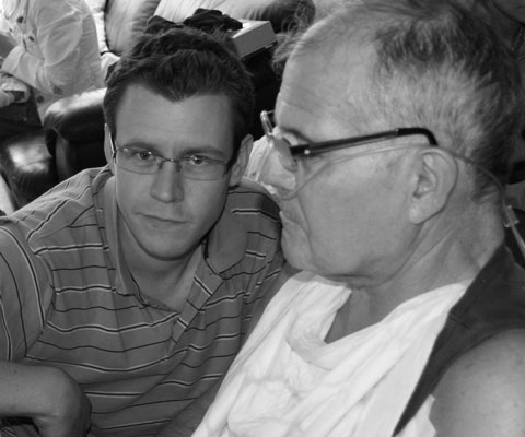 William Murray Jnr Jnr with Billy Murray Senior